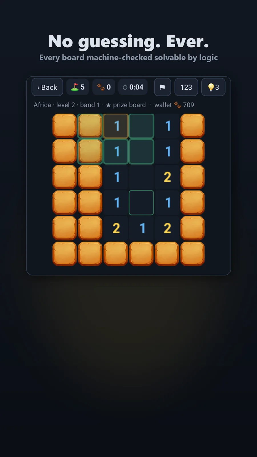 Official Minesweeper: Wildlife Rescue game screenshot